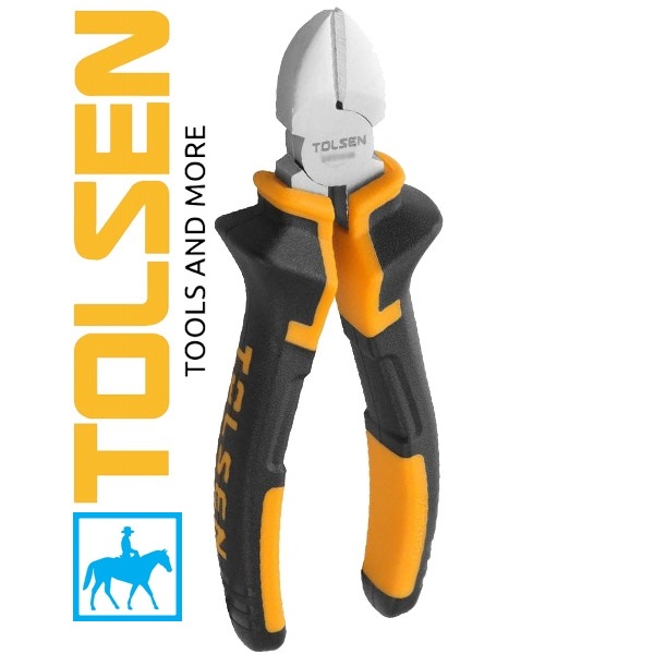 Kềm kìm cắt 6 inch 160mm diagonal cutting pliers tolsen 10003