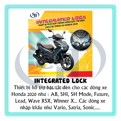 CÔNG TẮC BẬT TẮT ĐÈN XE HONDA 2020 - INTEGRATED LOCK