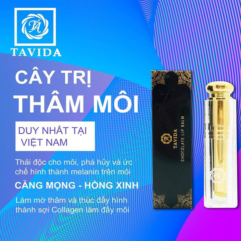 [HCM]Son Chống Thâm Môi Tavida Tinh Chất Thảo Mộc 100% Thiên Nhiên Giúp Đôi Môi Bị Thâm Do Dùng Son Nhiễm Chì Bẩm Sinh Trở Nên Hồng Hào Tự Nhiên.