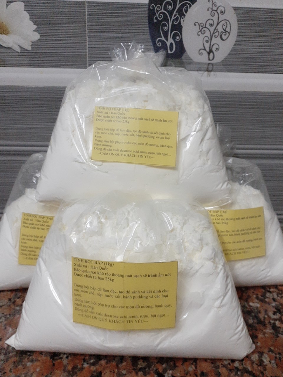 TINH BỘT BẮP (NGÔ) HÀN QUỐC (Gói 500g) - Shopbemoon