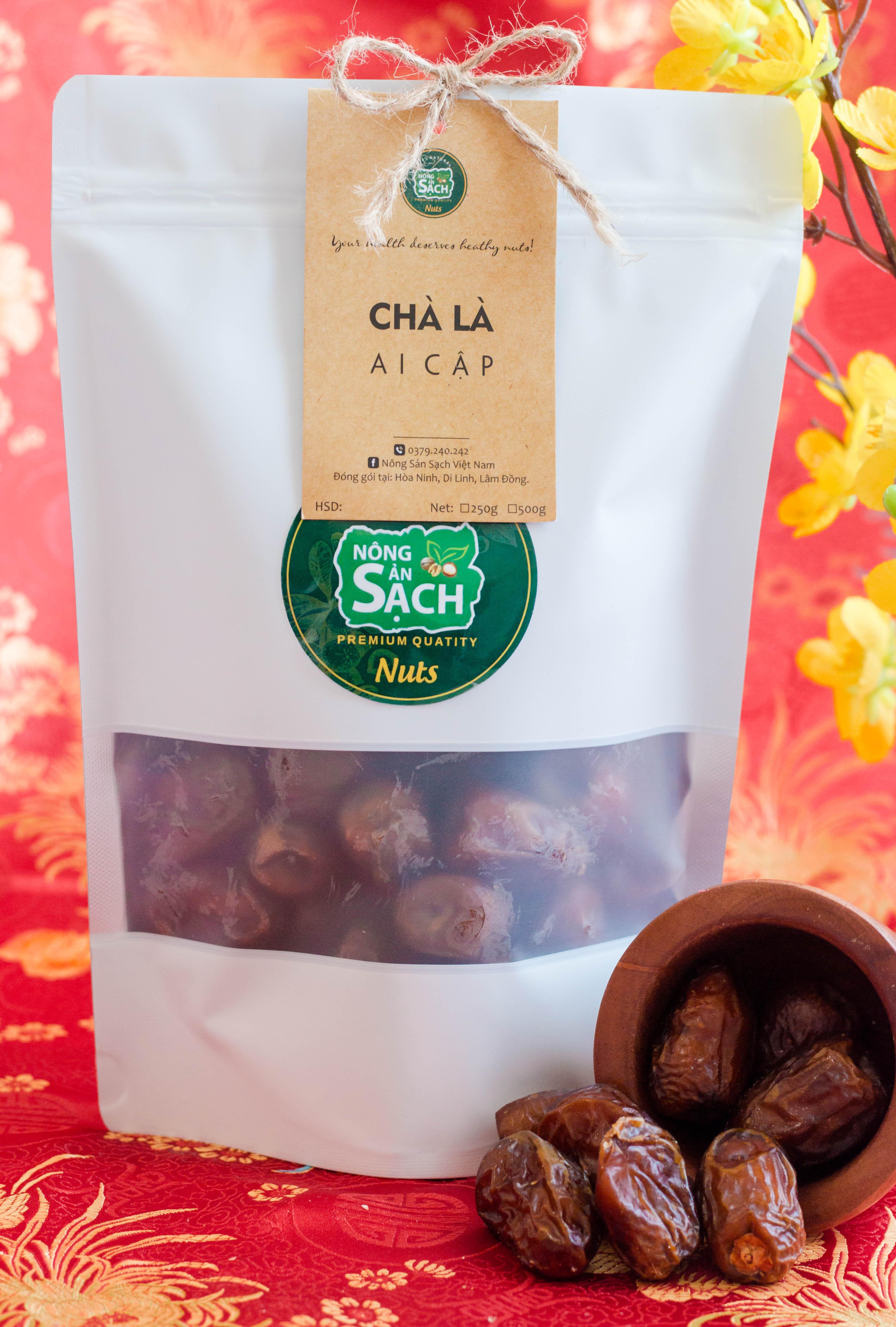 500g Chà Là Không Đường Sấy Ai Cập