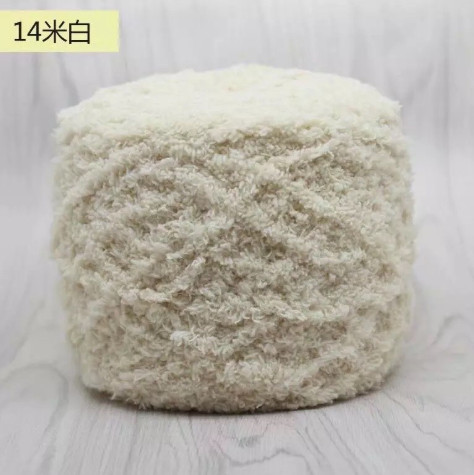 Len bông xù cuộn 100 gram đan túi DIY