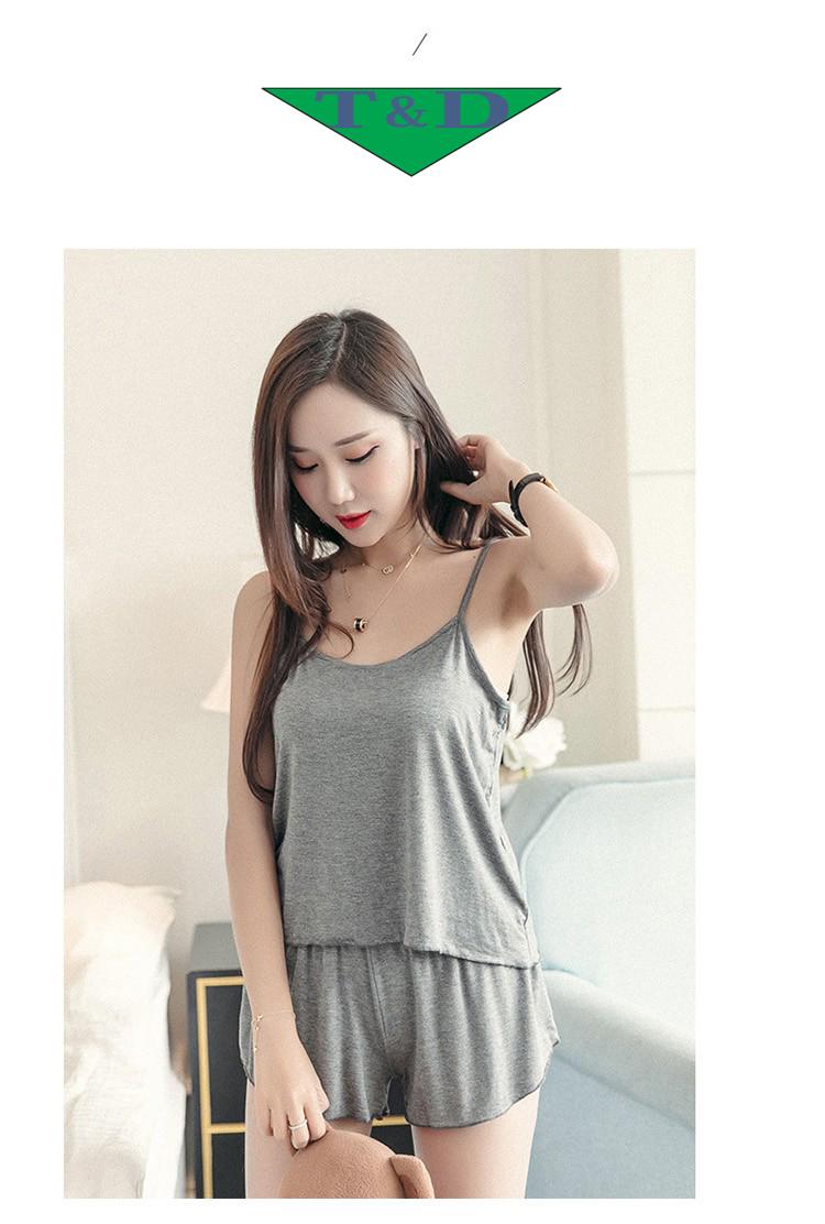 ĐỒ BỘ NỮ HAI DÂY MẶC NHÀ, ĐI CHƠI STYLE HÀN QUỐC SO SEXY, SO ĐÁNG YÊU