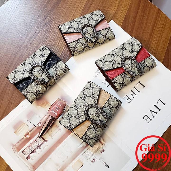Ví da nữ mini đầu rồng thời trang VMN04