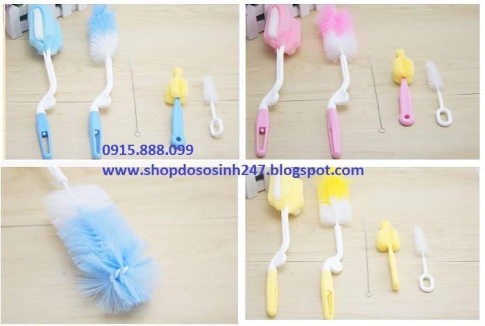 Cọ bình sữa 5 món