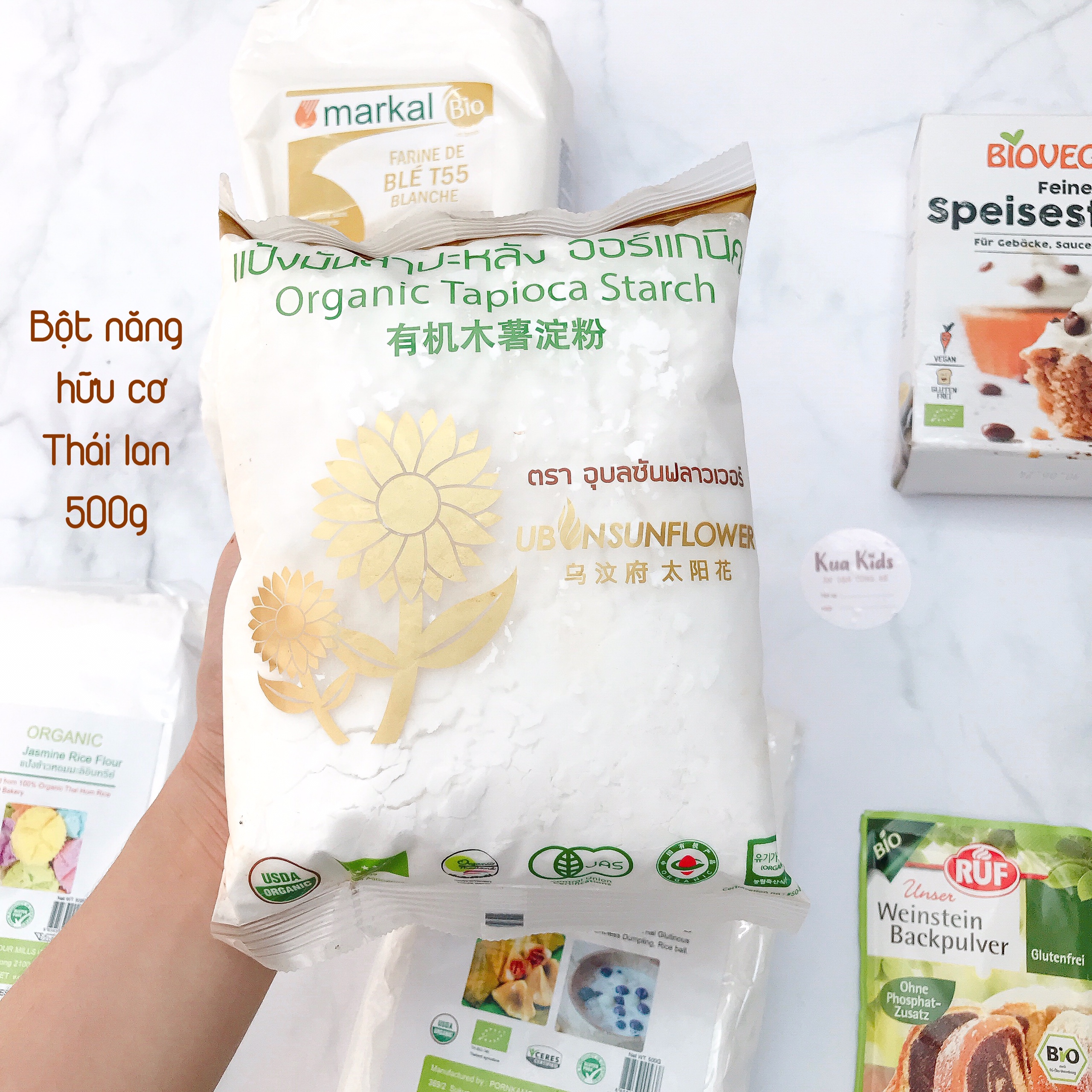 Bột Năng Hữu Cơ Thái Lan 400G