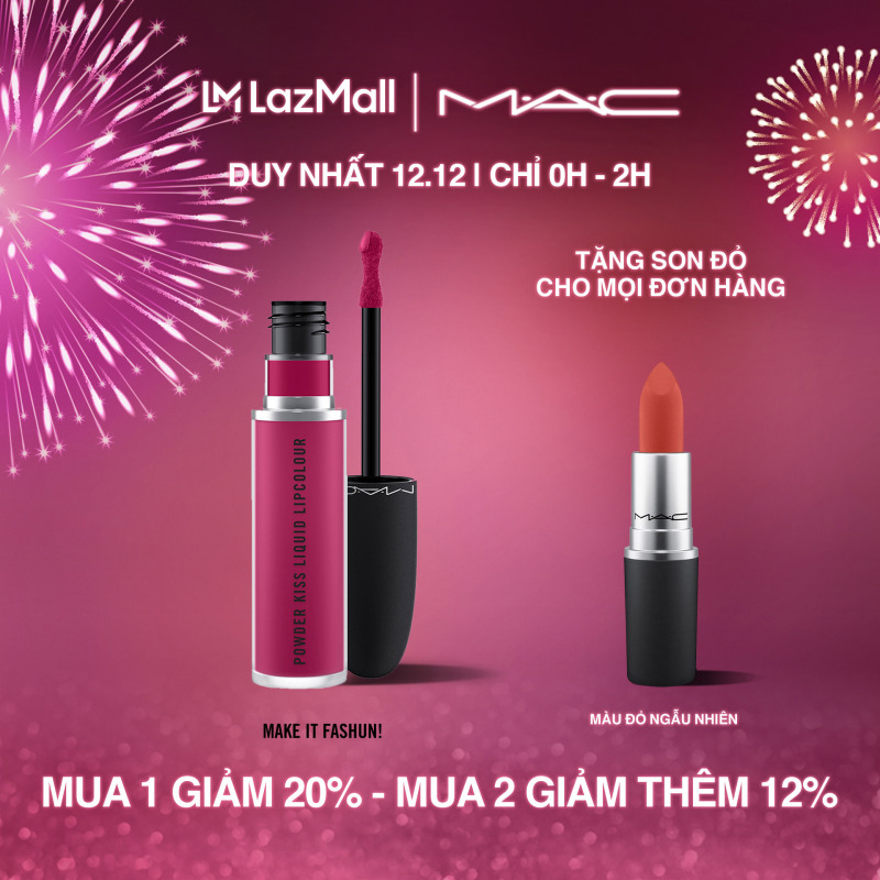Son Môi MAC POWDER KISS LIQUID LIPCOLOUR 5ml