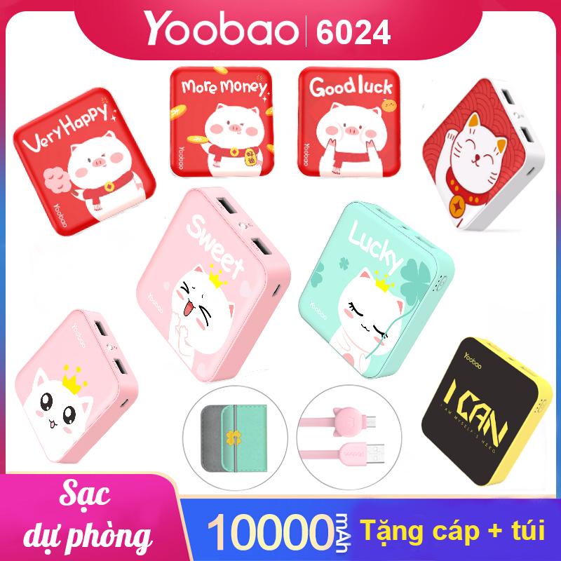 [HCM]SẠC DỰ PHÒNG YOOBAO YB-6024 10000mAh
