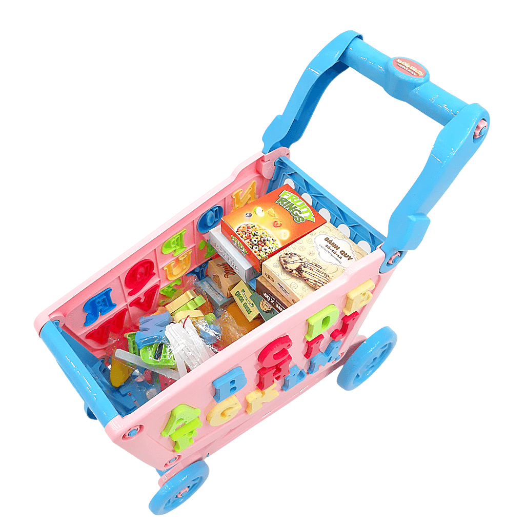 Đồ chơi xe đẩy siêu thị thông minh cho bé HT7518