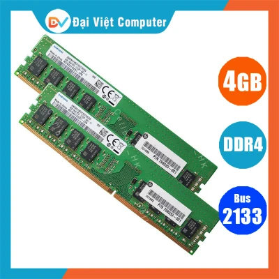 Ram máy tính 4GB DDR4 bus 2133 Samsung/hynix/Kingmax/Kingston/Adata/Gskill....( nhiều hãng) - PCR4 4GB