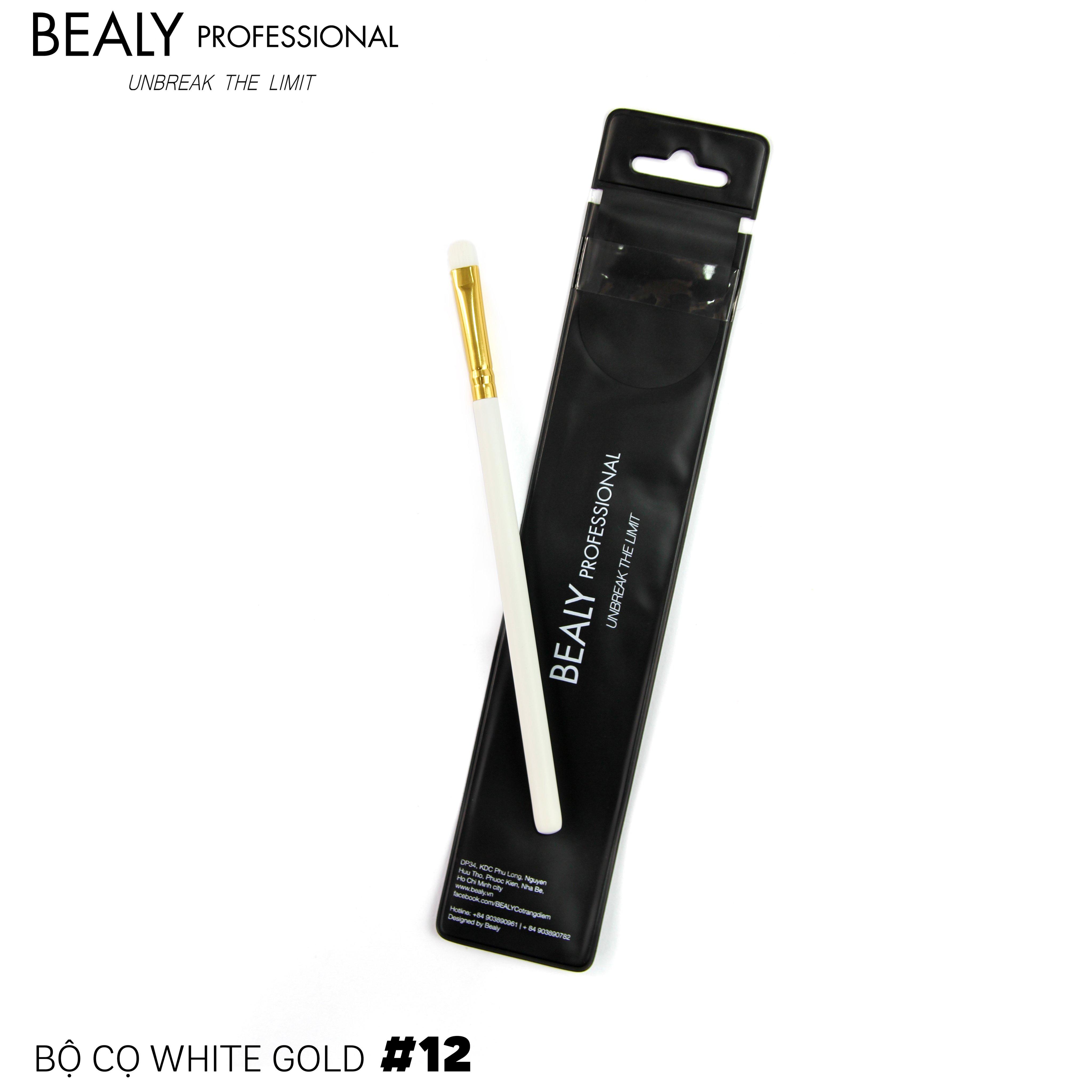 CỌ MẮT BẢN DẸT WHITE GOLD N0.12