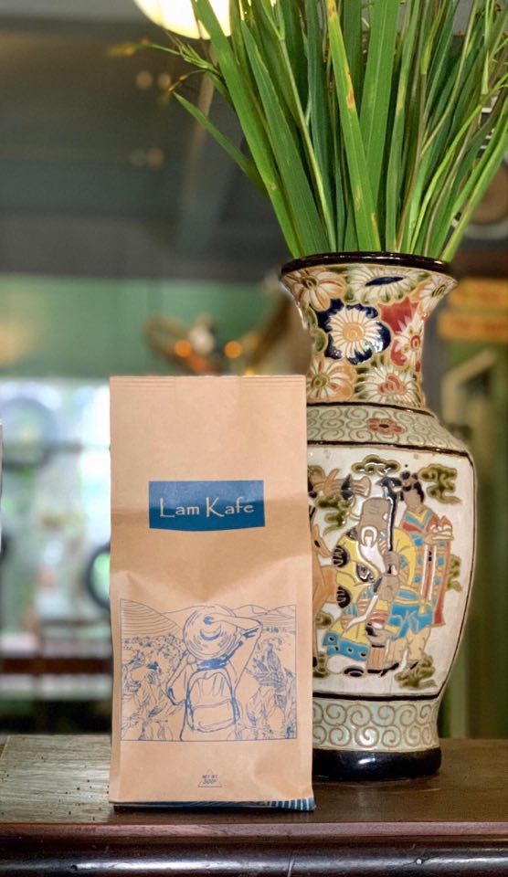 [HCM]Cà phê Robusta rang xay nguyên chất - Cà phê pha phin - 500gr - Lam Kafe