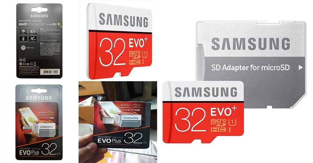 Thẻ nhớ Micro SD Evo Plus U1 32GB Class 10 - 95MB/s (BH 5 năm)