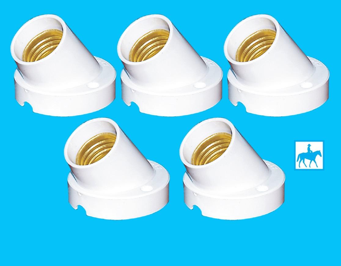 5 Đuôi đèn xéo tiêu chuẩn gắn tường trần E27 220V