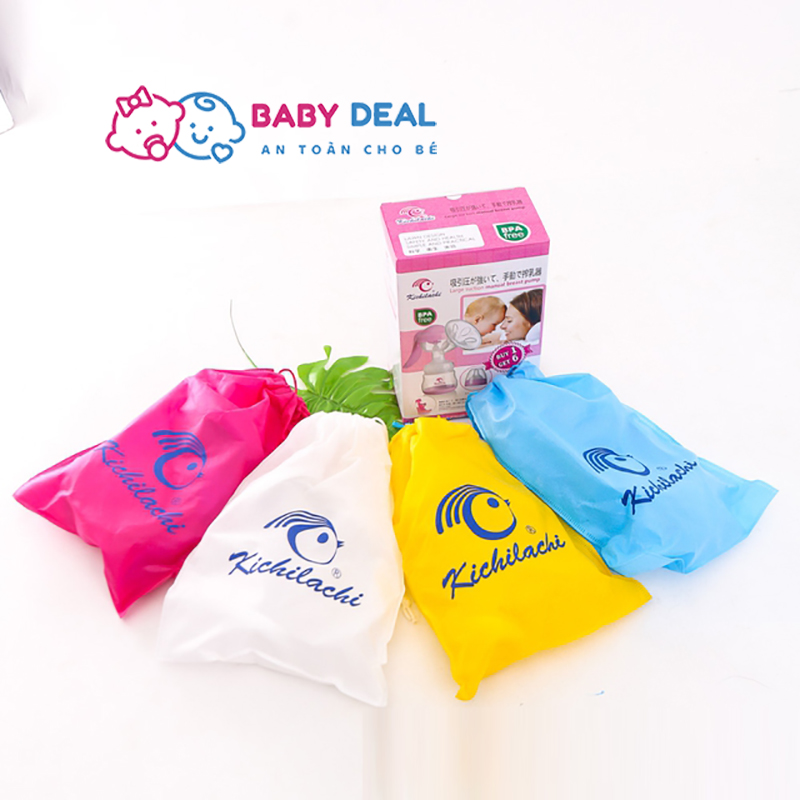 Dụng cụ hút sữa tay kichilachi Nhật(tặng 6 túi trữ sữa)