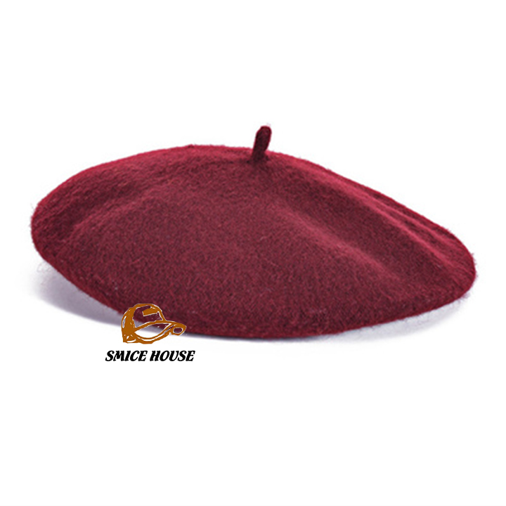 [HCM]MŨ NỒI BERET LEN LÔNG MỀM