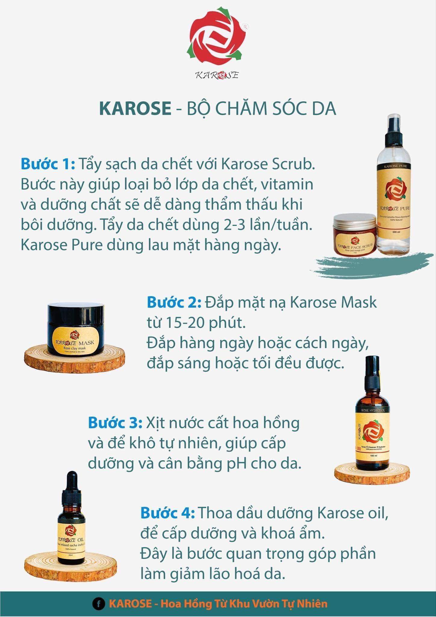 Mặt nạ hoa hồng Karose Mask