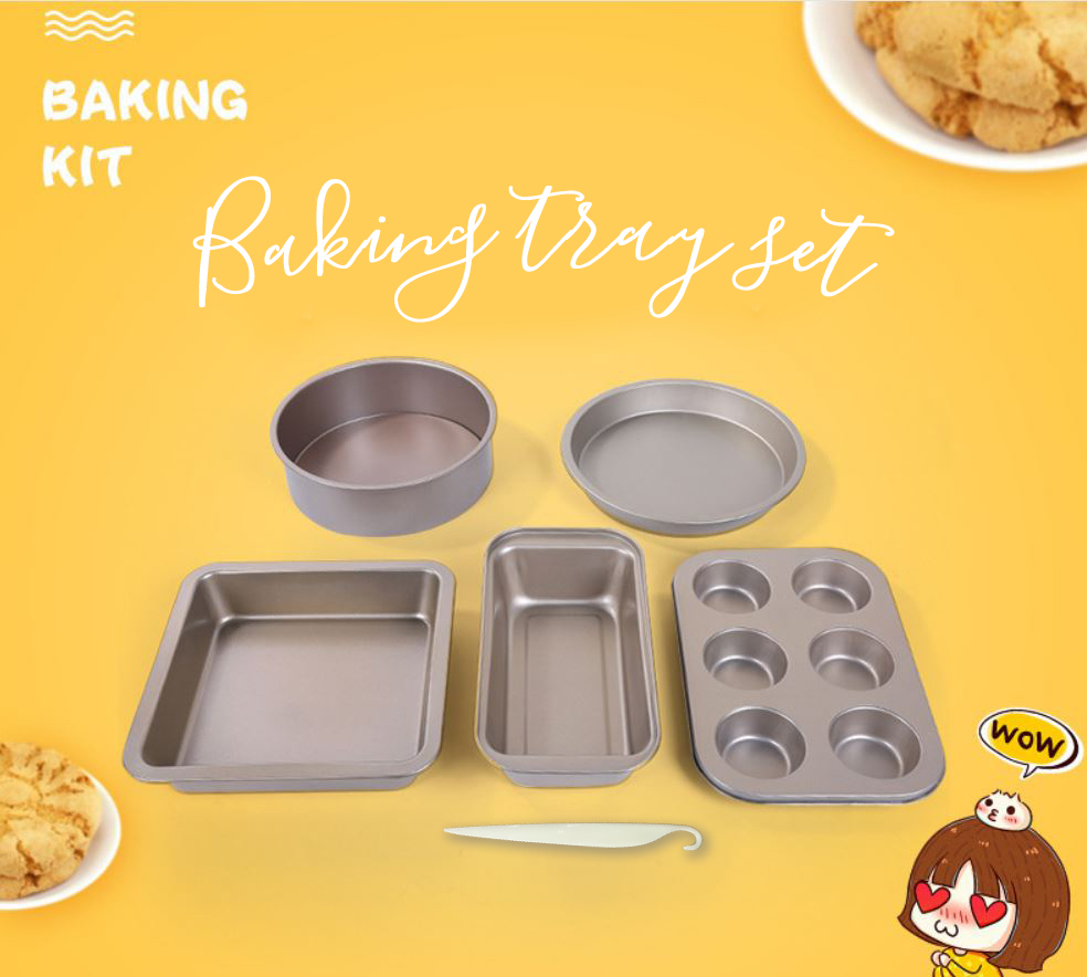 Combo 5 Khuôn Nướng Chống Dính GBBM243