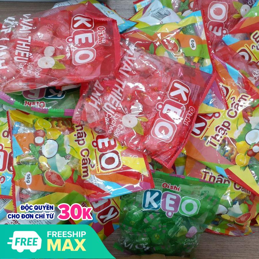 Combo 5 gói kẹo oshi đủ vị 90g