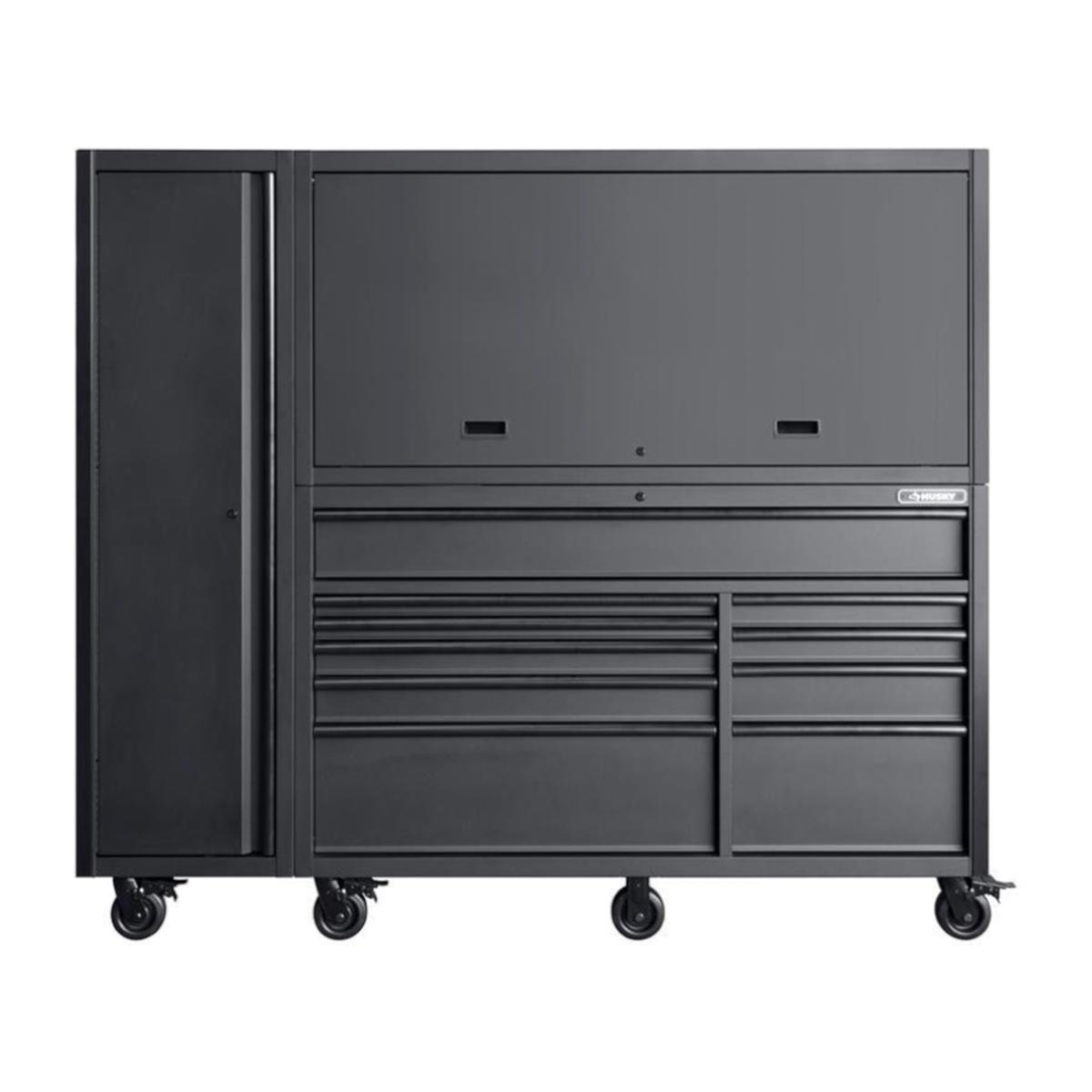 10 Drawer Tool Chest and Cabinet Combo Matte Black