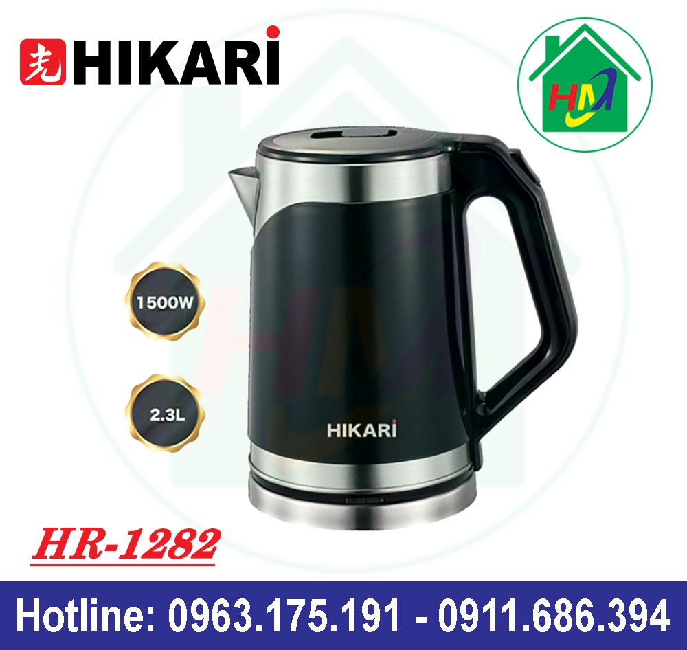 Ấm siêu tốc nhật bản cao cấp hikari hr-1282 2.3l