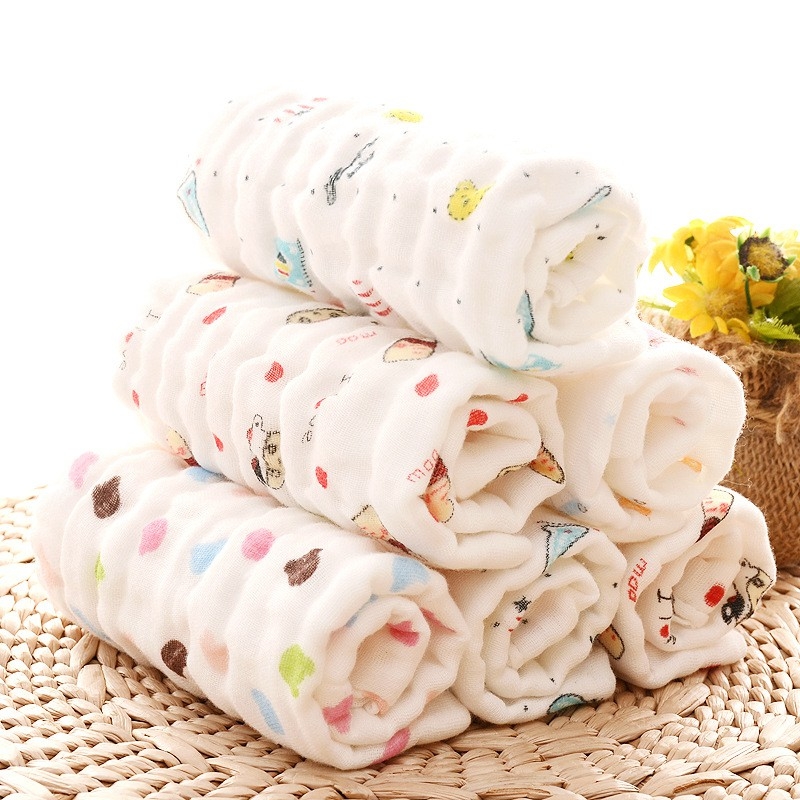 Khăn mặt xô 6 lớp Xuất Nhật cho bé