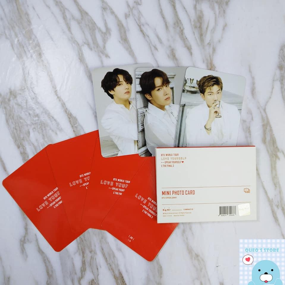 [HCM]Set card unoff BTS SPEAK YOURSELF FINAL có vỏ đựng