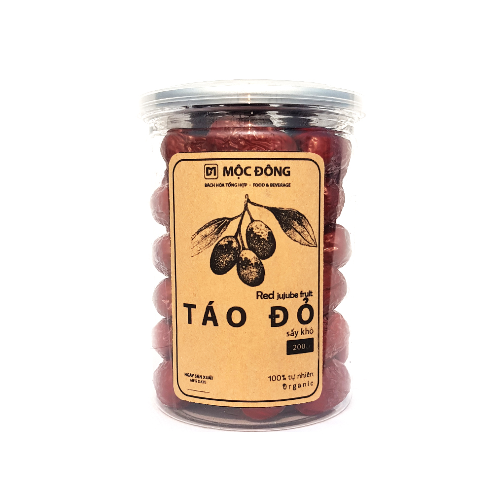 Táo Đỏ sấy khô hộp 200gr