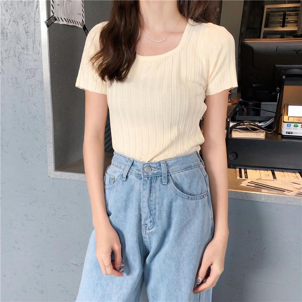 [HCM]ÁO THUN NỮ CỔ TRÒN FORM BODY