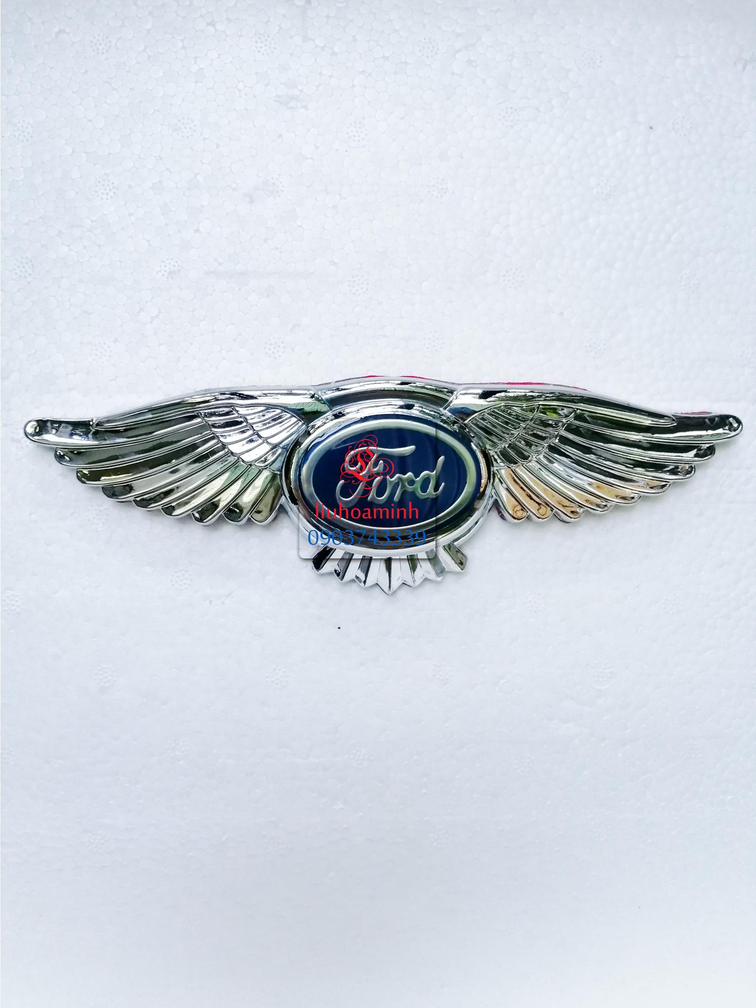 Logo cánh chim 3D Ford (nằm)