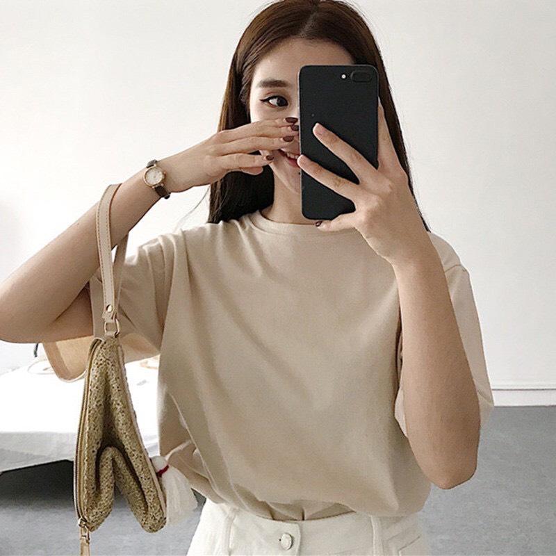 Áo thun nữ cổ tròn basic