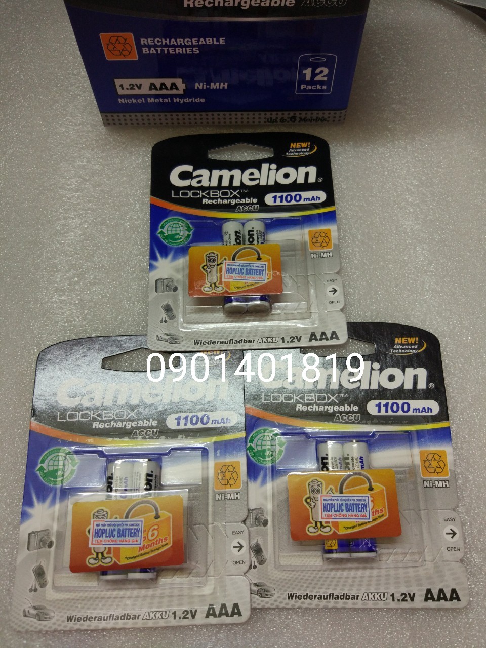 Pin Sạc Camelion AAA ( hàng chính hãng 100%)