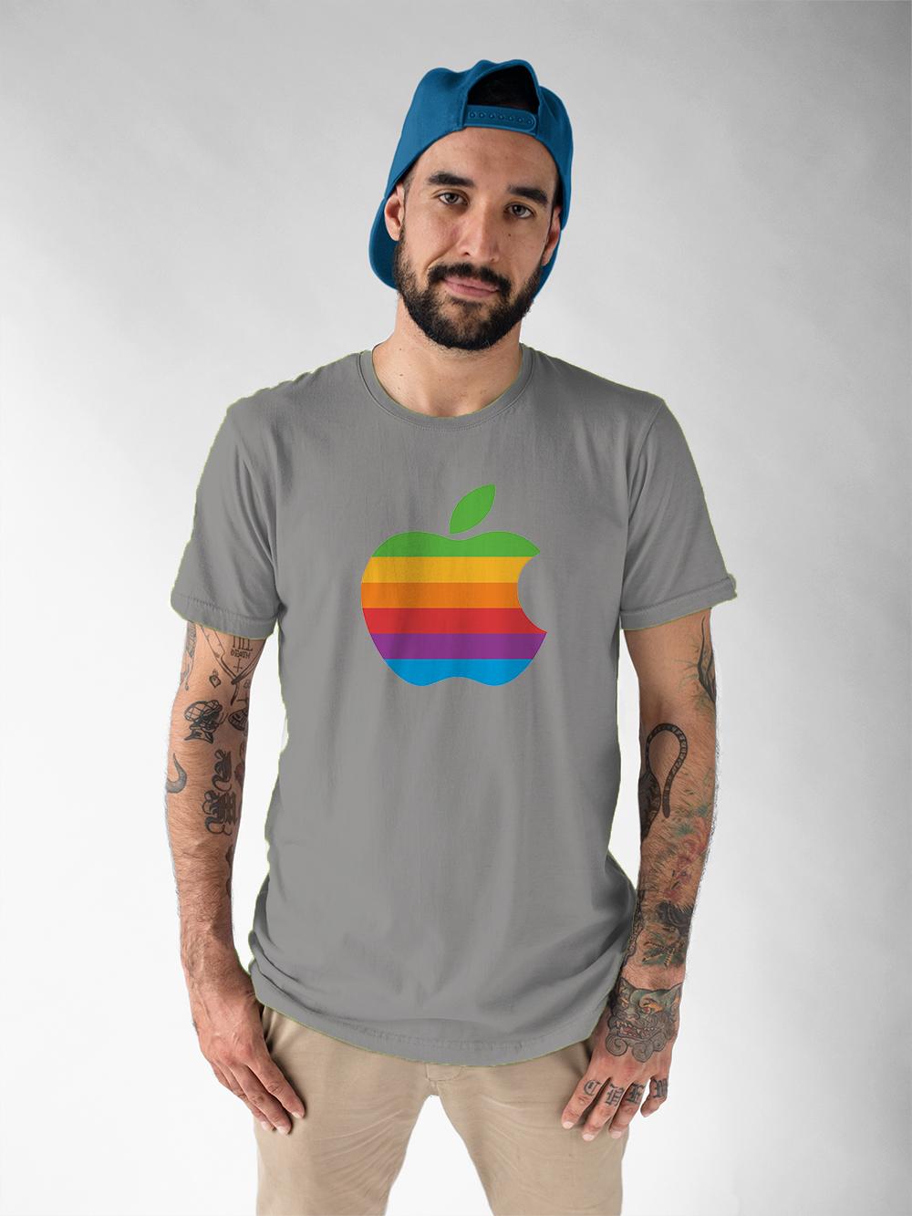 [HCM]Áo thun Unisex in hình Apple phong cách 1977