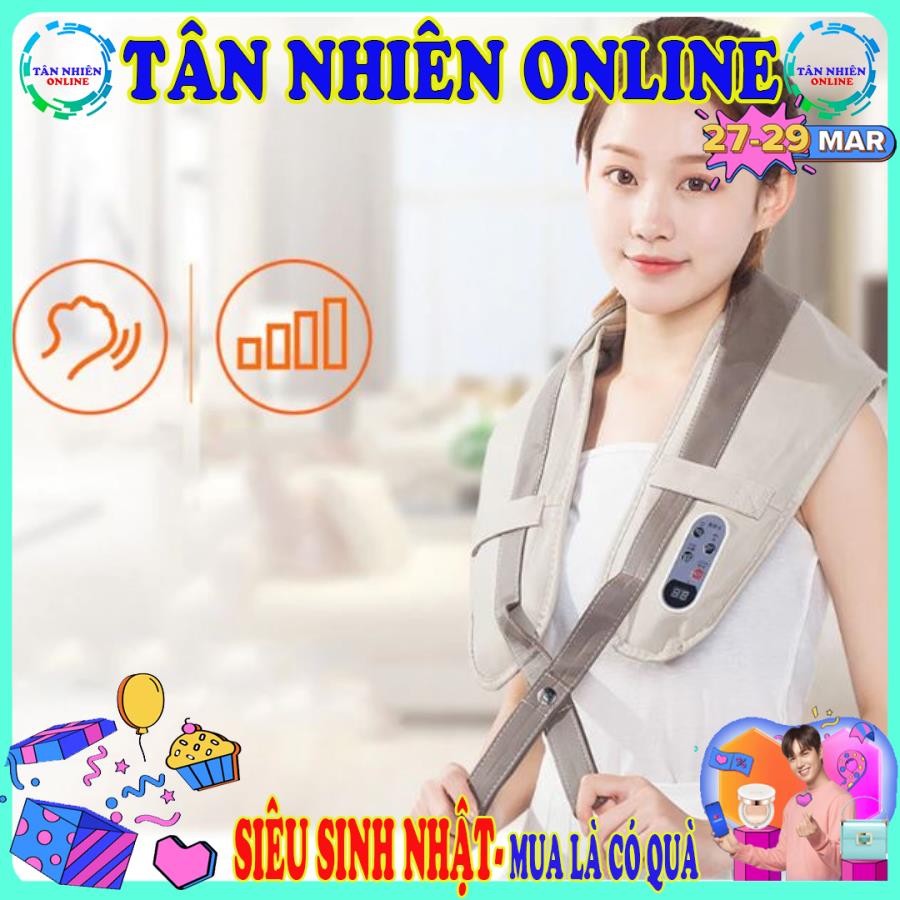 Máy massage vai, lưng, cổ, gáy ,máy đấm lưng ,vai ,xoa bóp huyệt đa năng tiện lợi giá rẻ