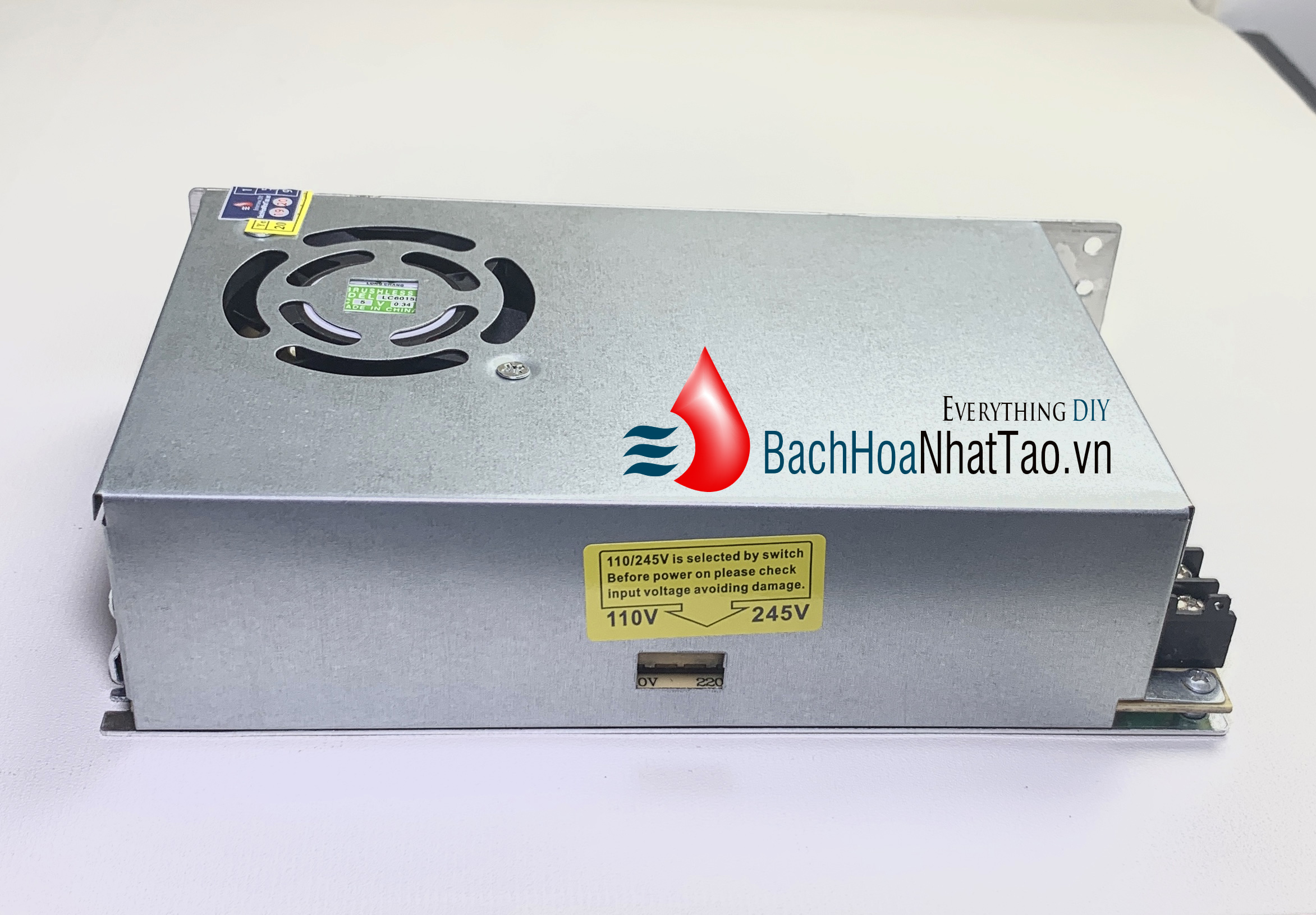 Nguồn tổ ong 5V 40A 200W(quạt) mới 100%