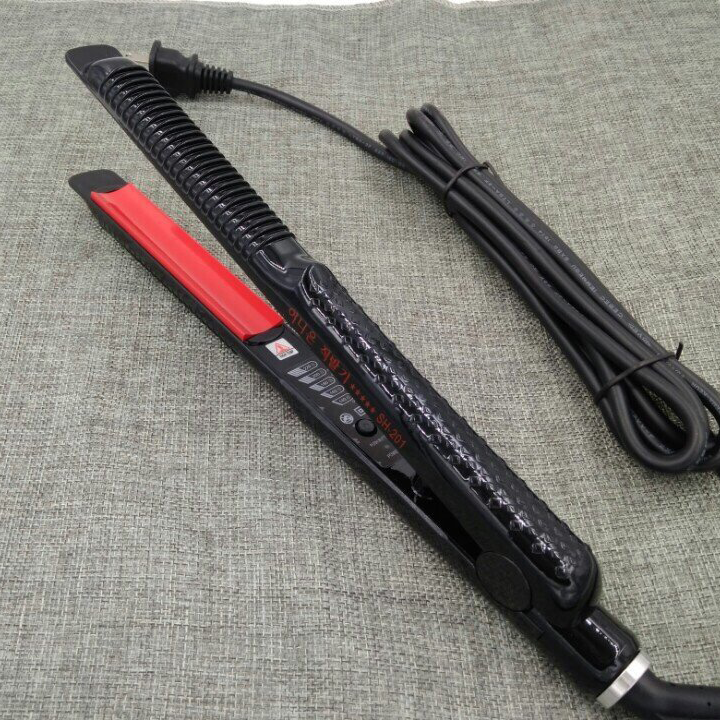 Máy kẹp tóc chỉnh nhiệt cao cấp Hàn Quốc Bản Cong ( Kẹp thẳng tạo phồng, uốn, cúp đuôi)