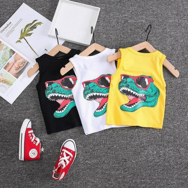 Áo Ba Lỗ Khủng Long cho bé Trai