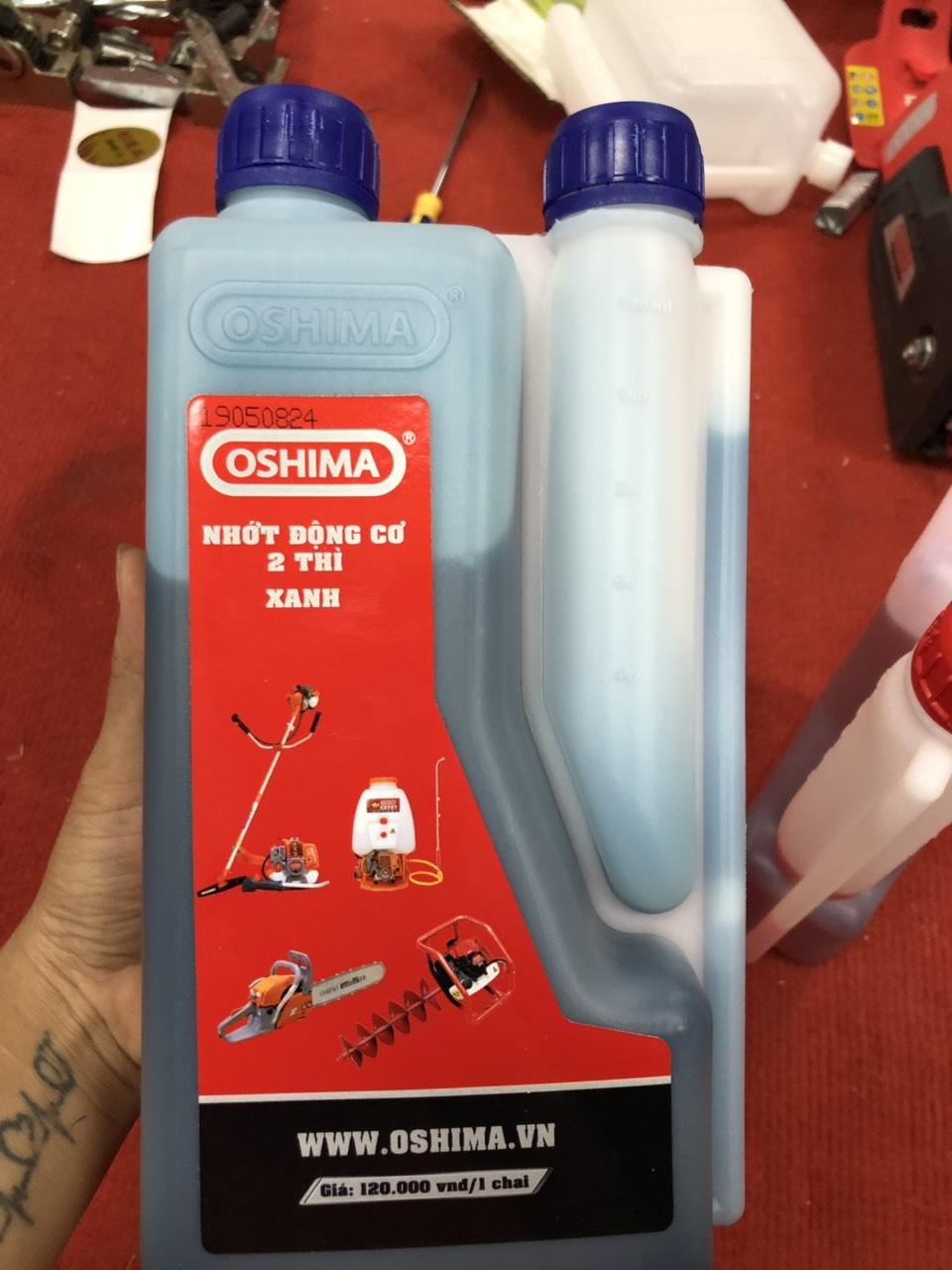 Nhớt động cơ 2 thì Oshima cho máy cắt cỏ,máy cưa xích
