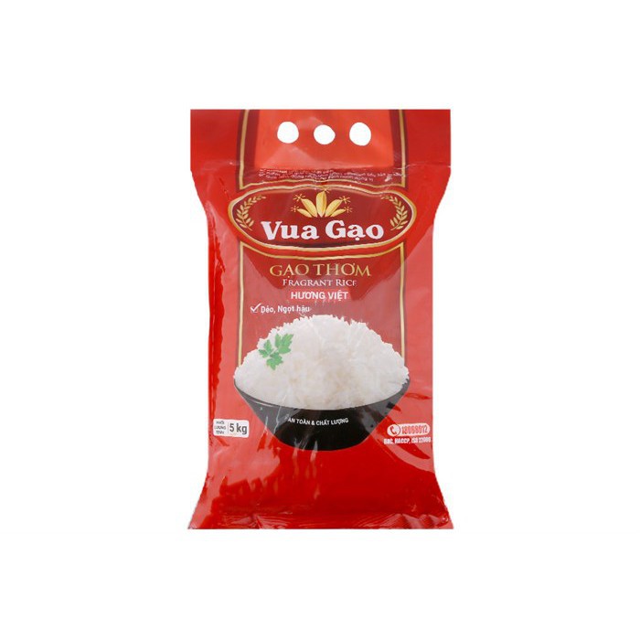 Gạo Thơm Vua Gạo Hương Việt - Túi 5kg