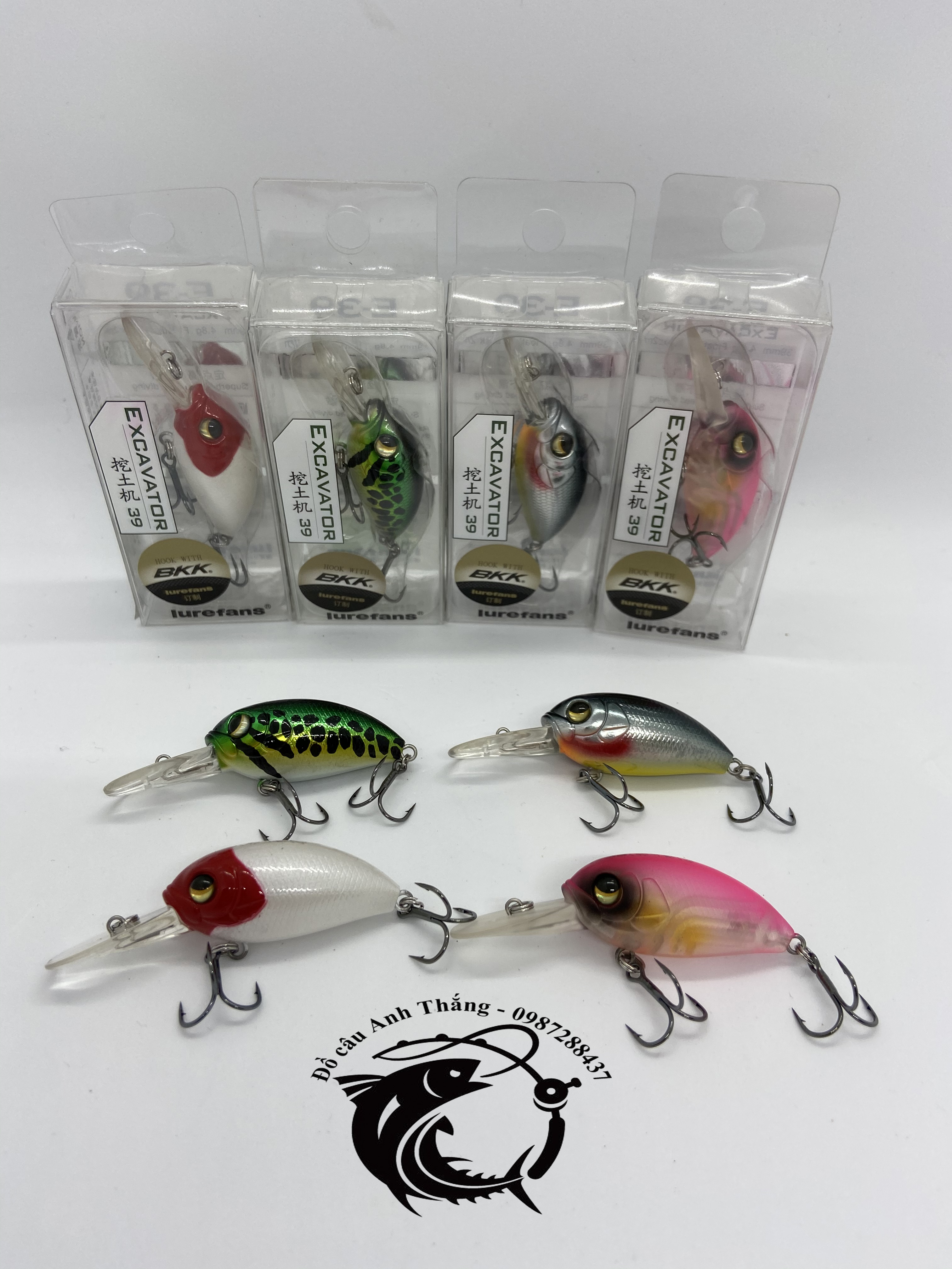 Mồi giả câu cá E39 EXCAVATOR sát thủ cá quả, cá sộp, cá lóc