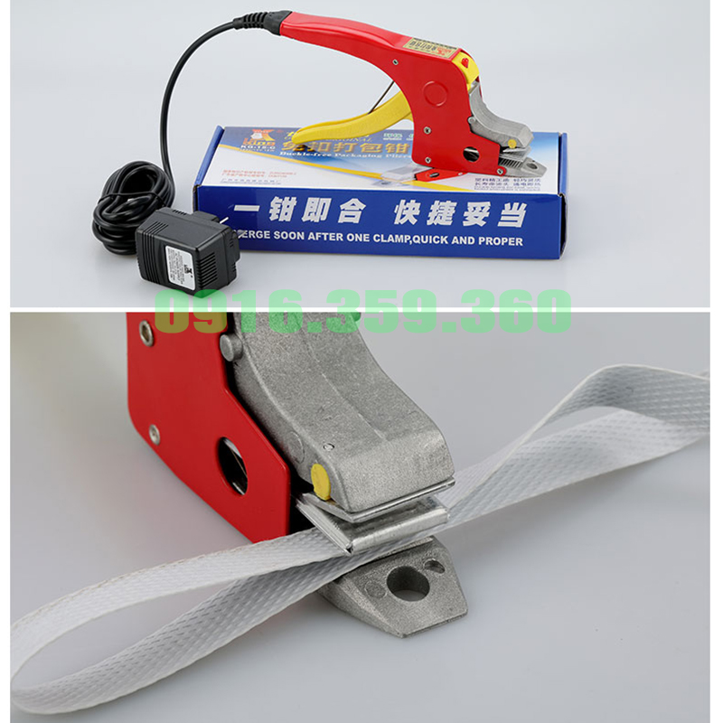 Máy siết + máy hàn nhiệt dây đai nhựa PP
