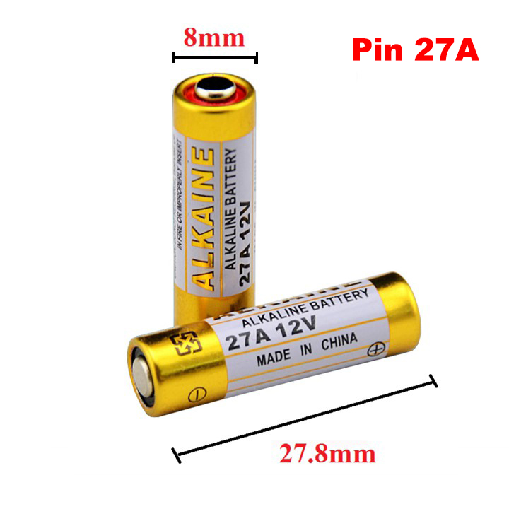 Pin remote báo trộm-Pin 27A-12V Alkaline