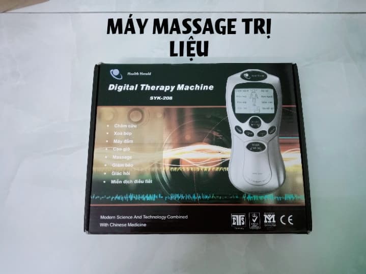 [HCM]Máy mát-xa xung điện trị liệu 4 miếng dán