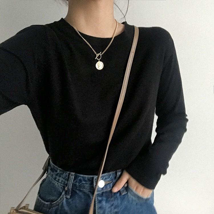 Áo thun nữ tay dài thời trang hàn quốc