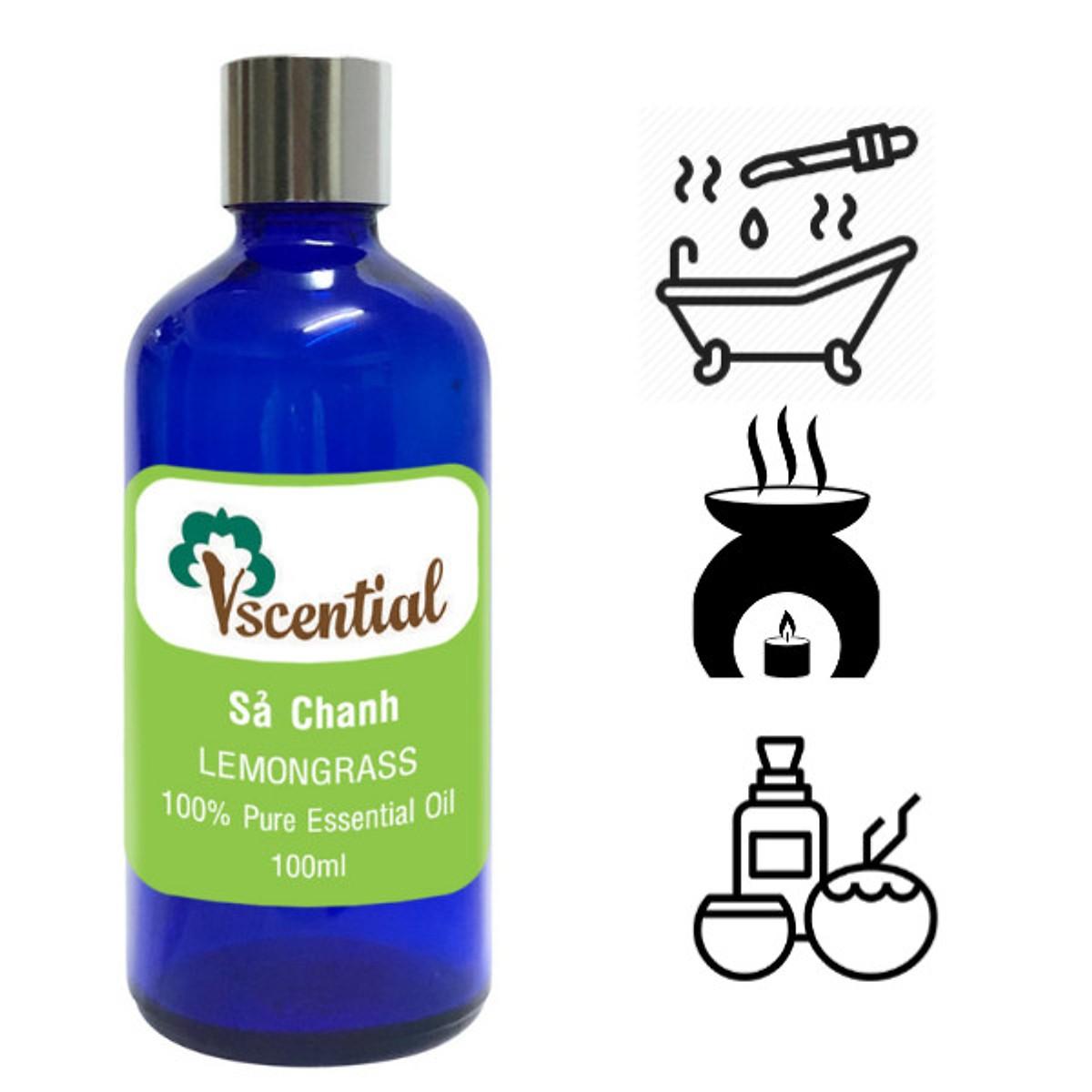 [HCM]Vscential Tinh Dầu Sả Chanh 100ml