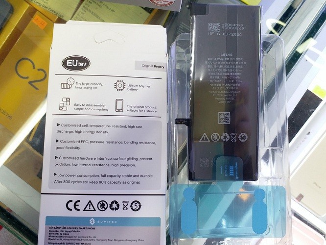 PIN IP 5SE- Pin Iphone EUTEV chính hãng (xuất khẩu EU)- PIN 5SE
