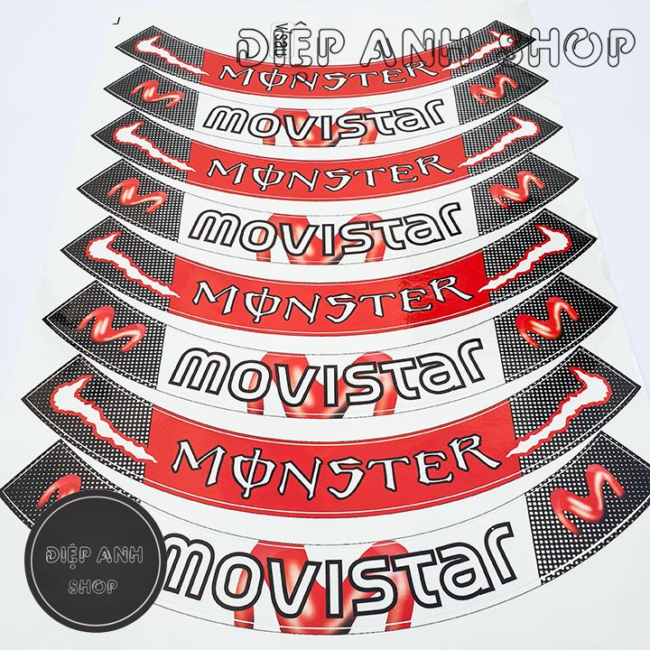 Tem vành bản to MONSTER - MS041 - Tem dán vành