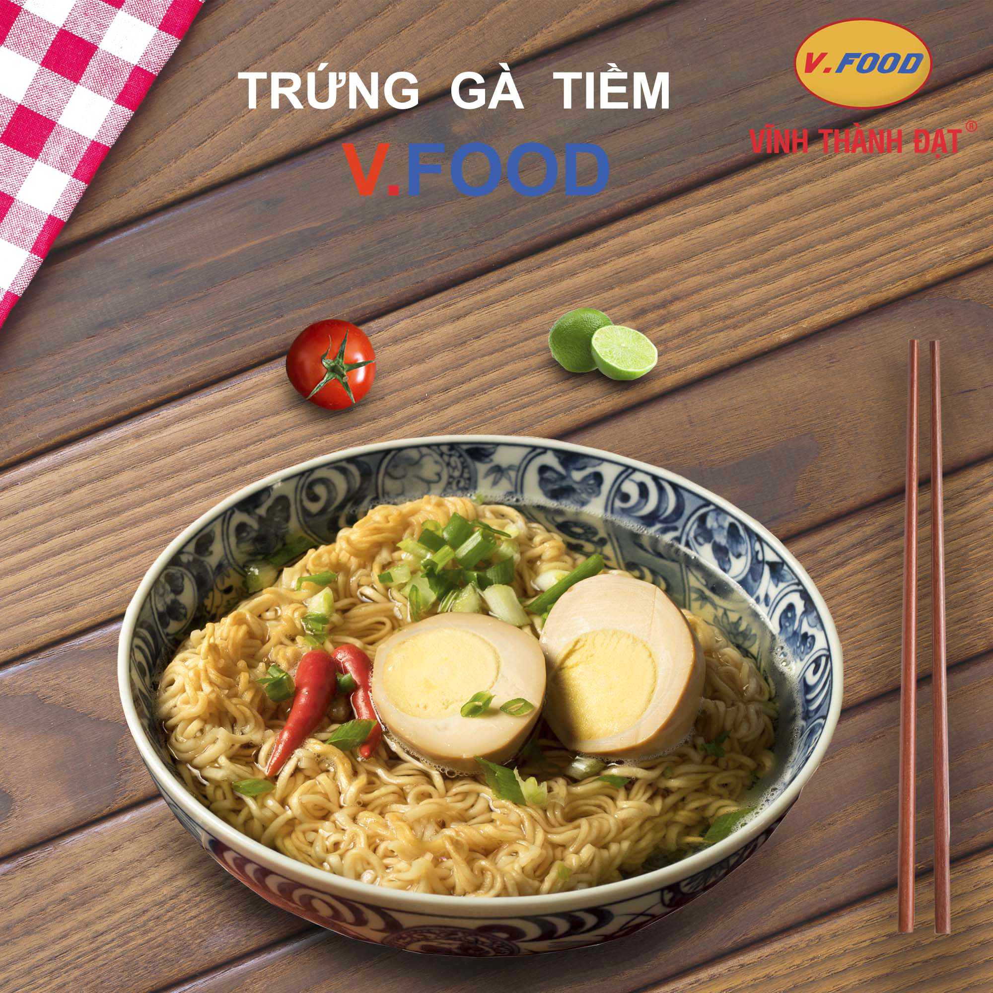 [Giao toàn quốc]TRỨNG GÀ TIỀM V.food  ( GÓI 2 QUẢ)