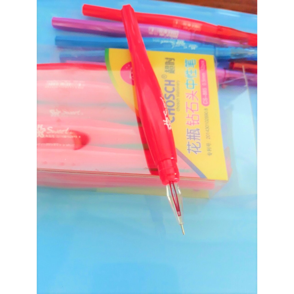 Hộp 12 Cây Viết Bi Gel CHOSCH CS - 885