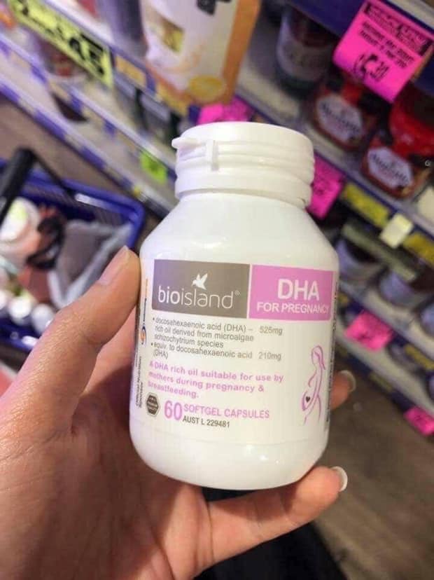 DHA bầu Bioisland Úc 60 viên
